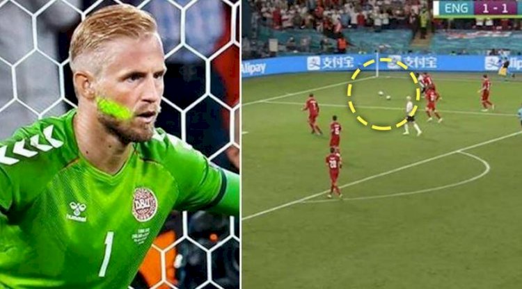 Euro Cup 2020 स्पर्धेतील इंग्लंडच्या विजयाला वादाची किनार; पेनल्टीवेळी डेन्मार्कच्या गोलकिपरवर लेझर लाईट मारल्याने संताप