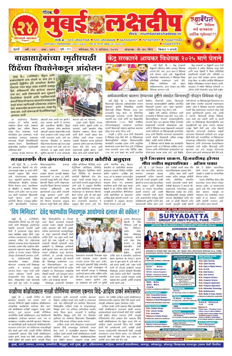Mumbai Lakshadeep 9-8-2025