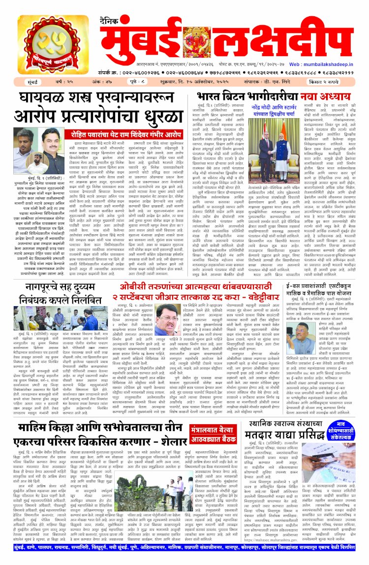 Mumbai Lakshadeep 10-10-2025