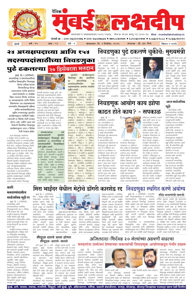 Mumbai Lakshadeep 2-12-2025